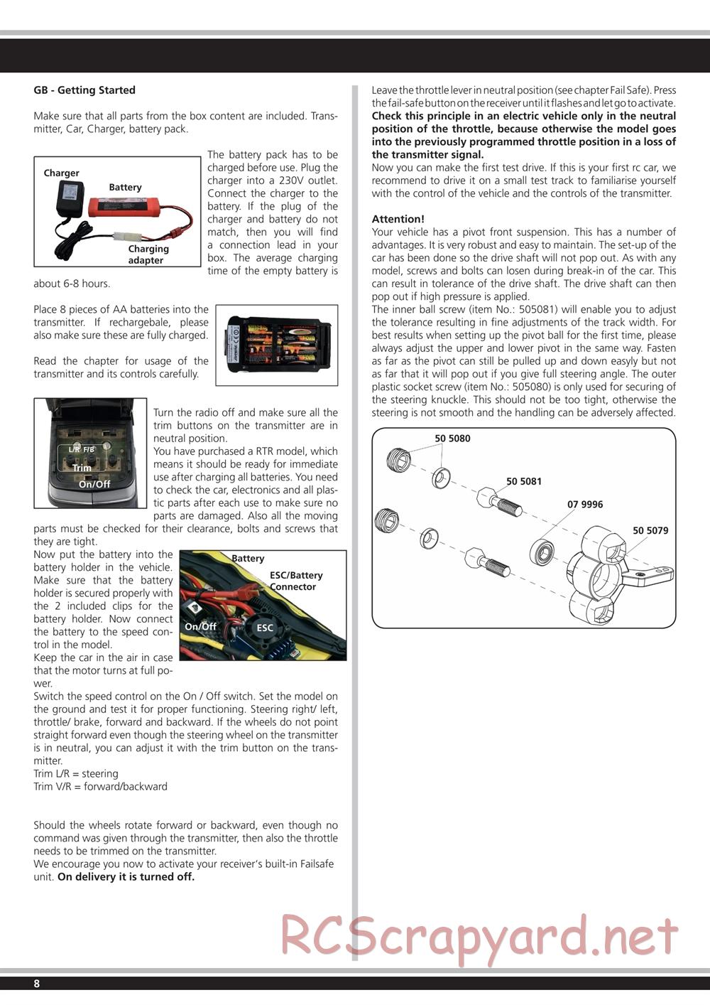 Jamara - Toxic BL - Manual - Page 8