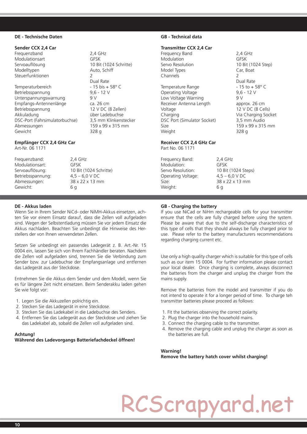 Jamara - Toxic BL - Manual - Page 10