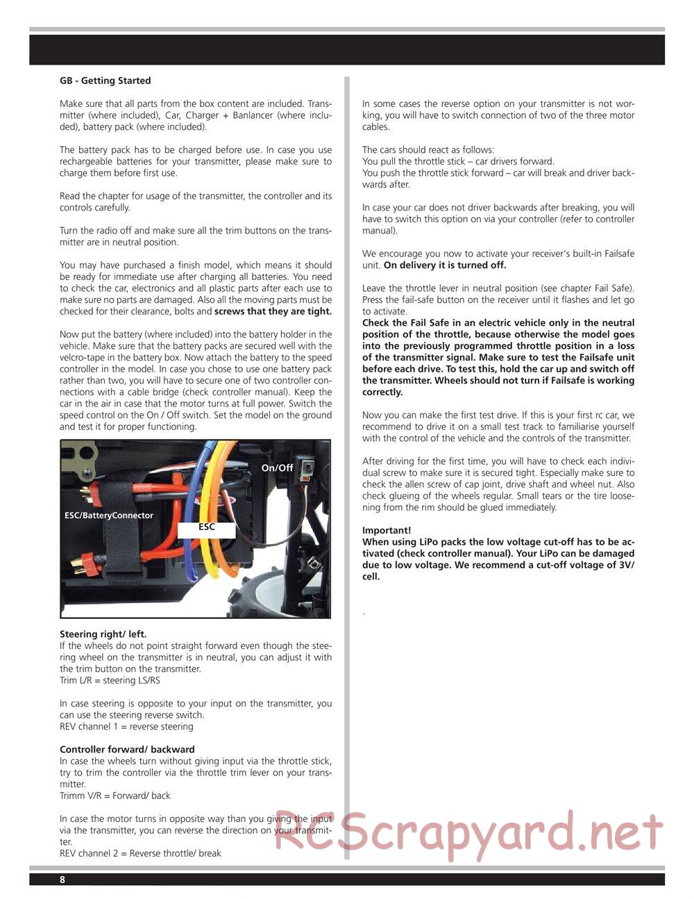 Jamara - Ultra LX2-e - Manual - Page 8