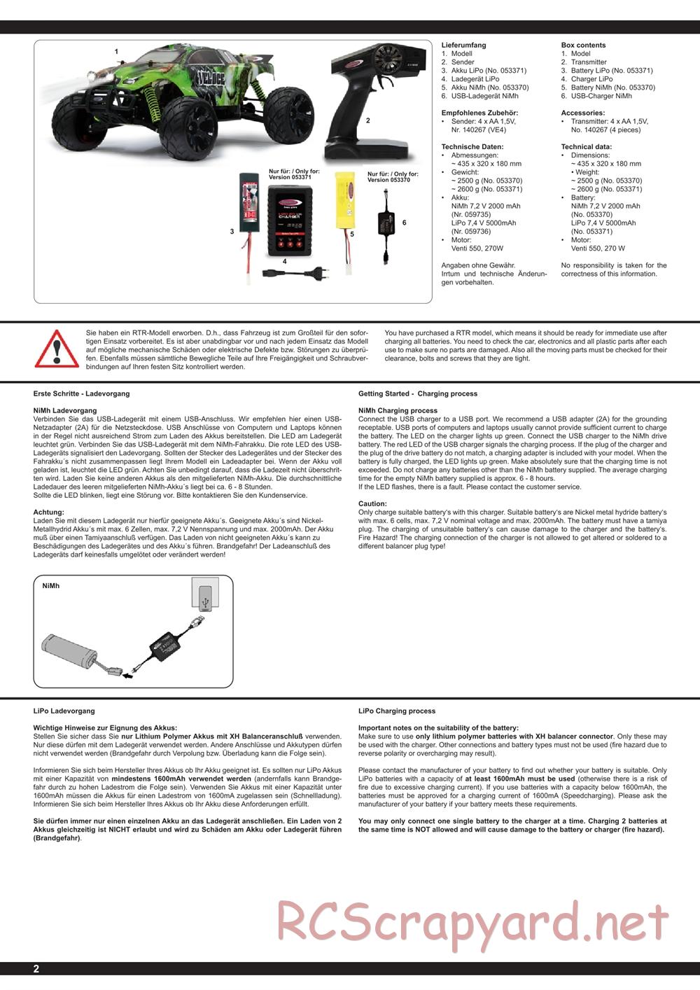 Jamara - Veloce EP - Manual - Page 2