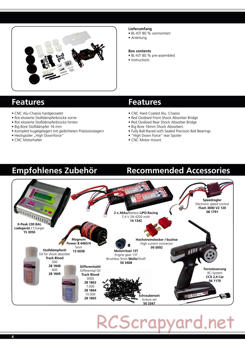 Jamara - X2-CRT BL - Manual - Page 4
