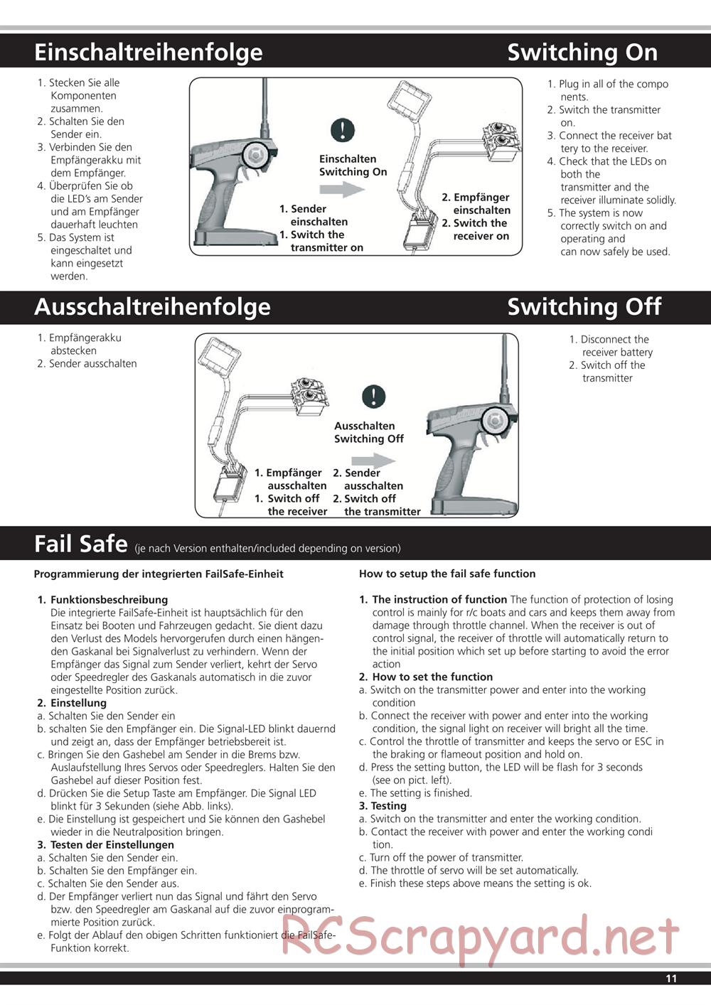 Jamara - X2-CRT Sport - Manual - Page 11