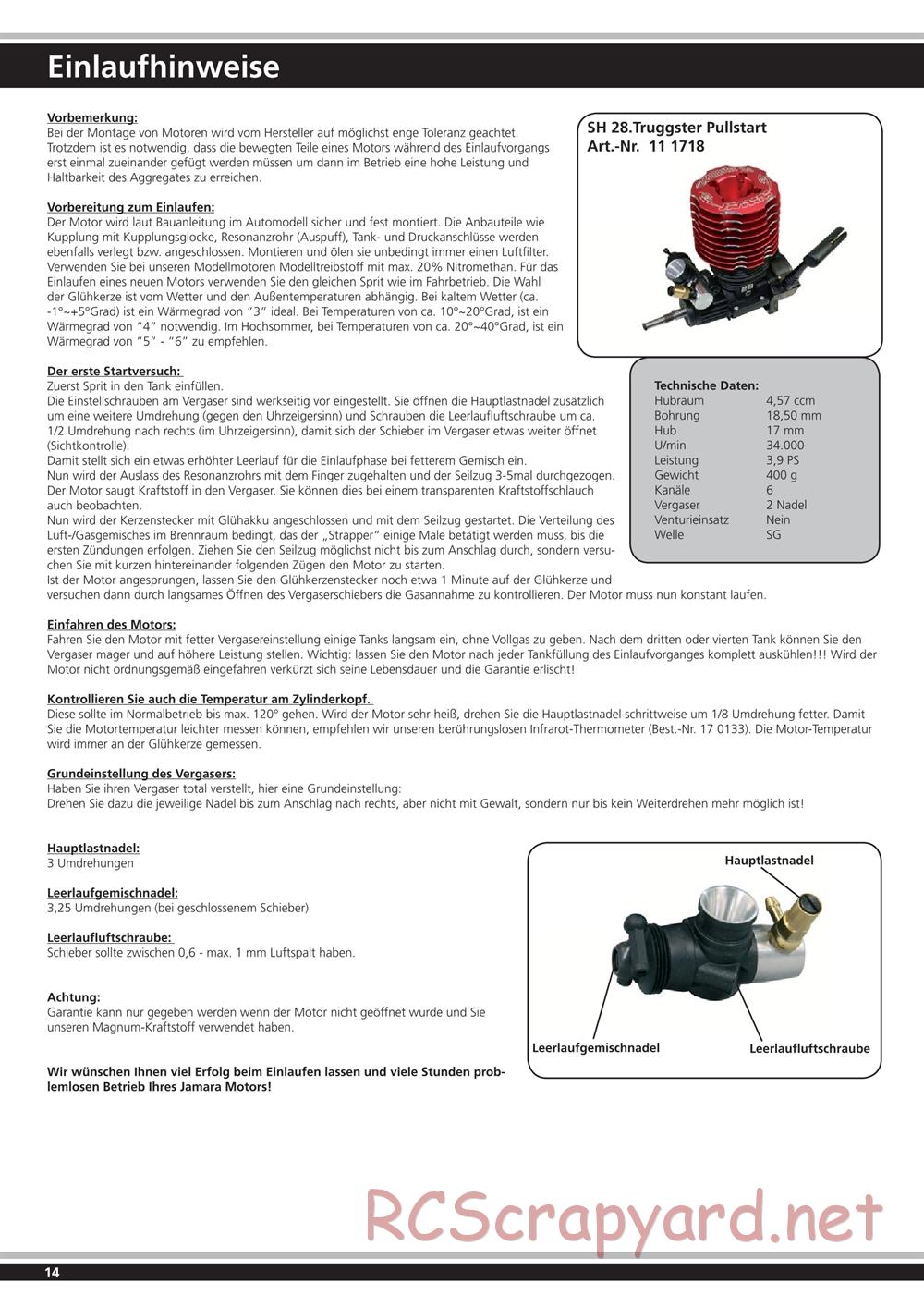 Jamara - X2-CRT Sport - Manual - Page 14