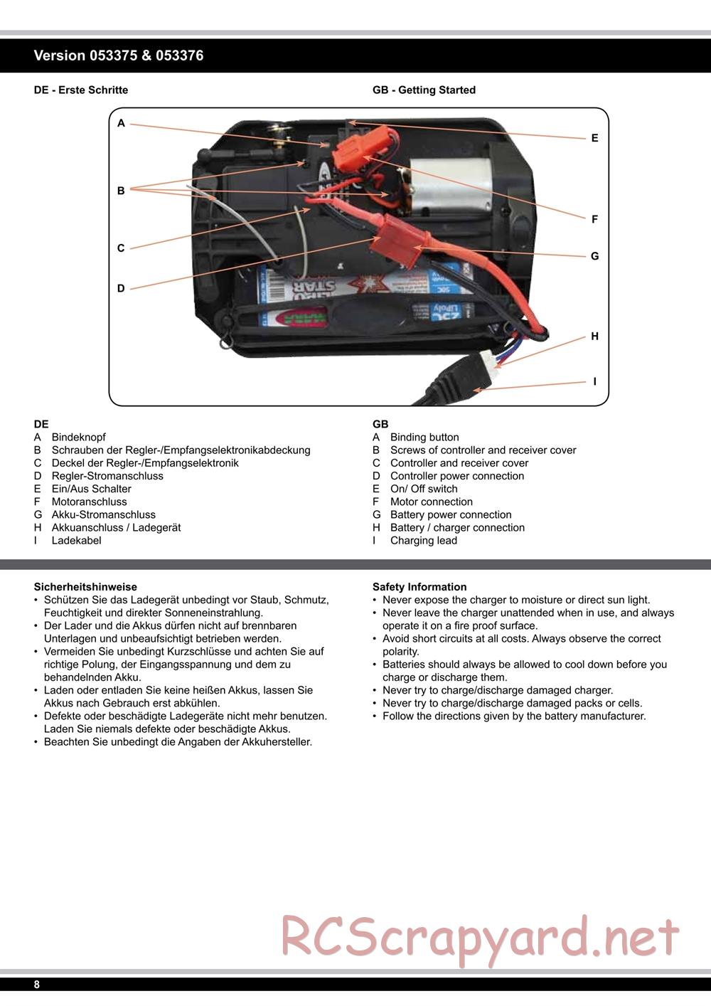 Jamara - Z18 CR The Beast - Manual - Page 8