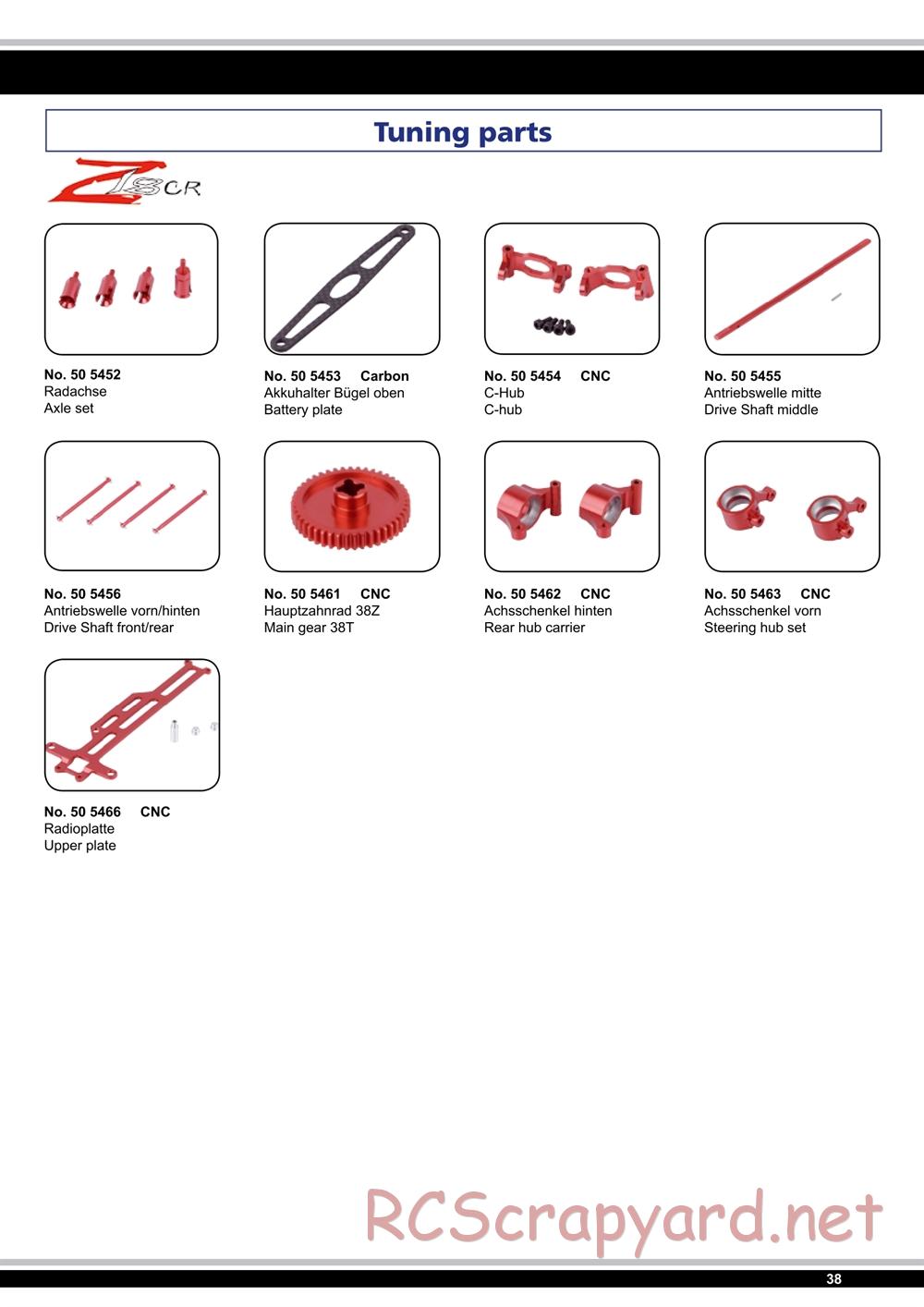 Jamara - Z18 CR The Beast - Manual - Page 38