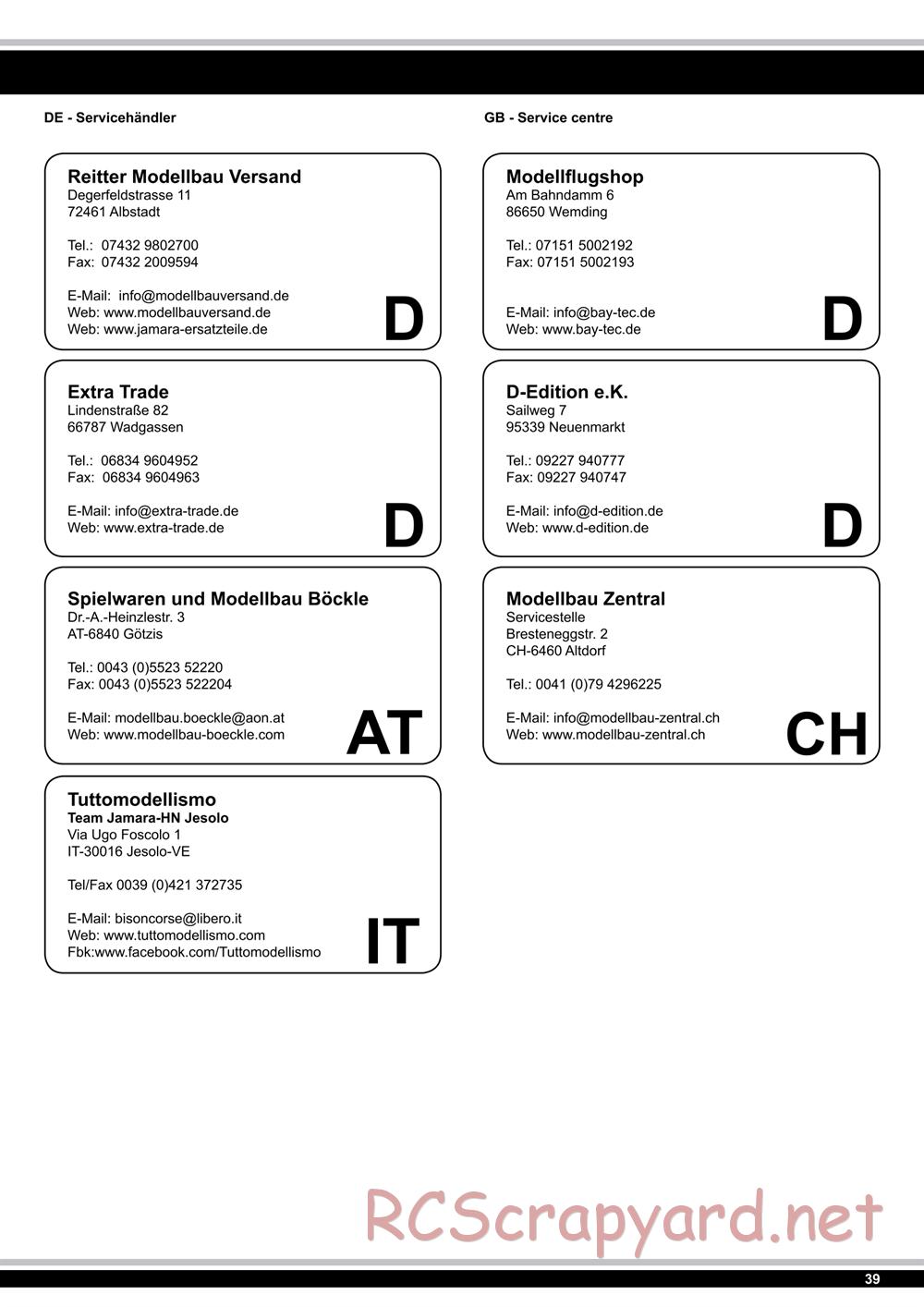 Jamara - Z18 CR The Beast - Manual - Page 39