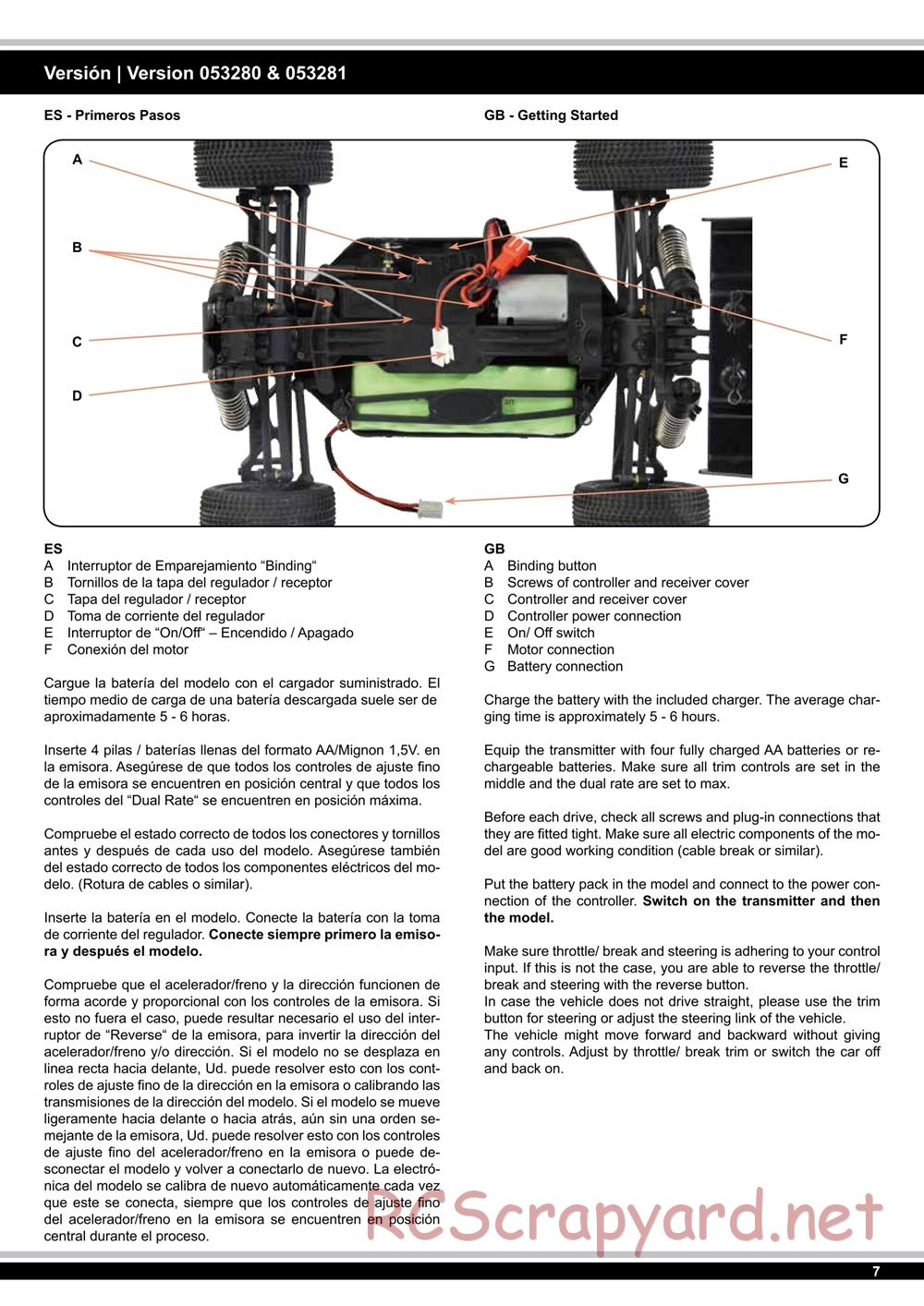 Jamara - Z18 CR Buggy - Manual - Page 7