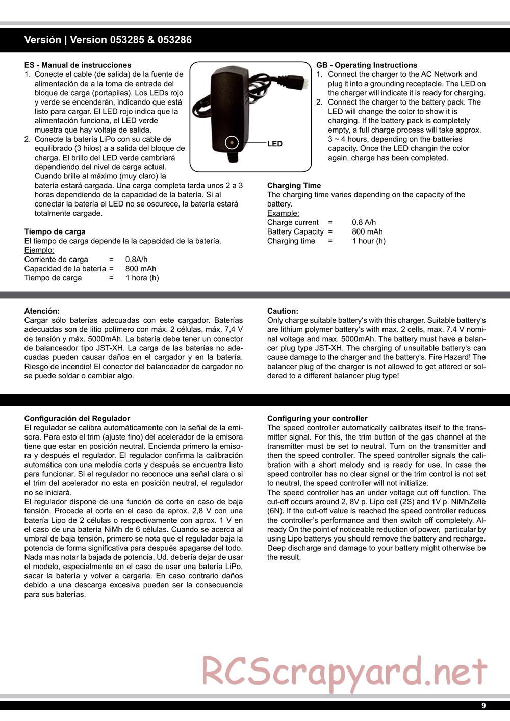 Jamara - Z18 CR Buggy - Manual - Page 9