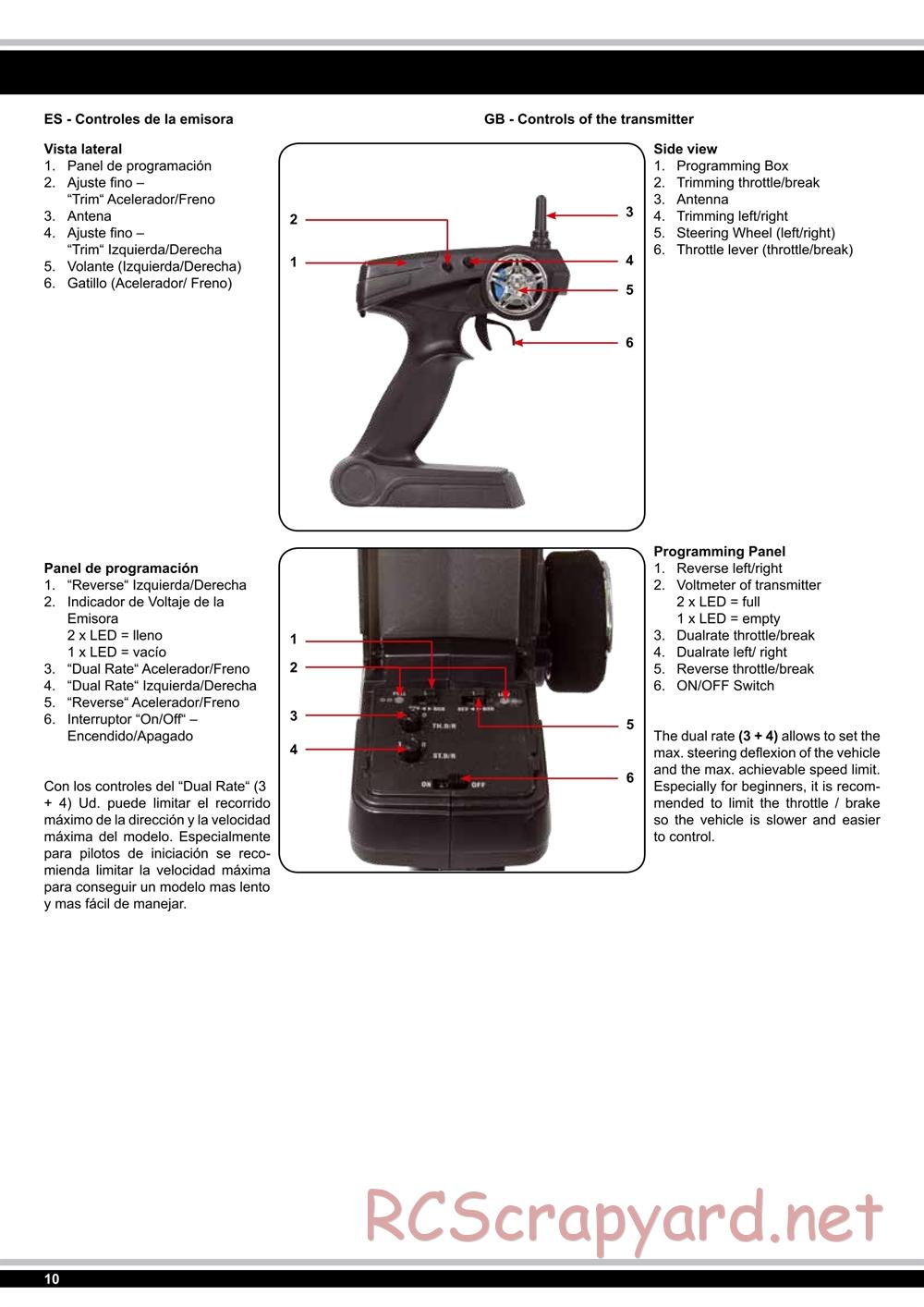 Jamara - Z18 CR Buggy - Manual - Page 10