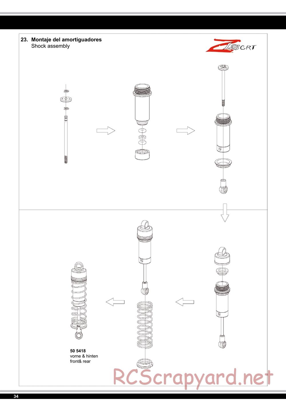 Jamara - Z18 CR Buggy - Manual - Page 34