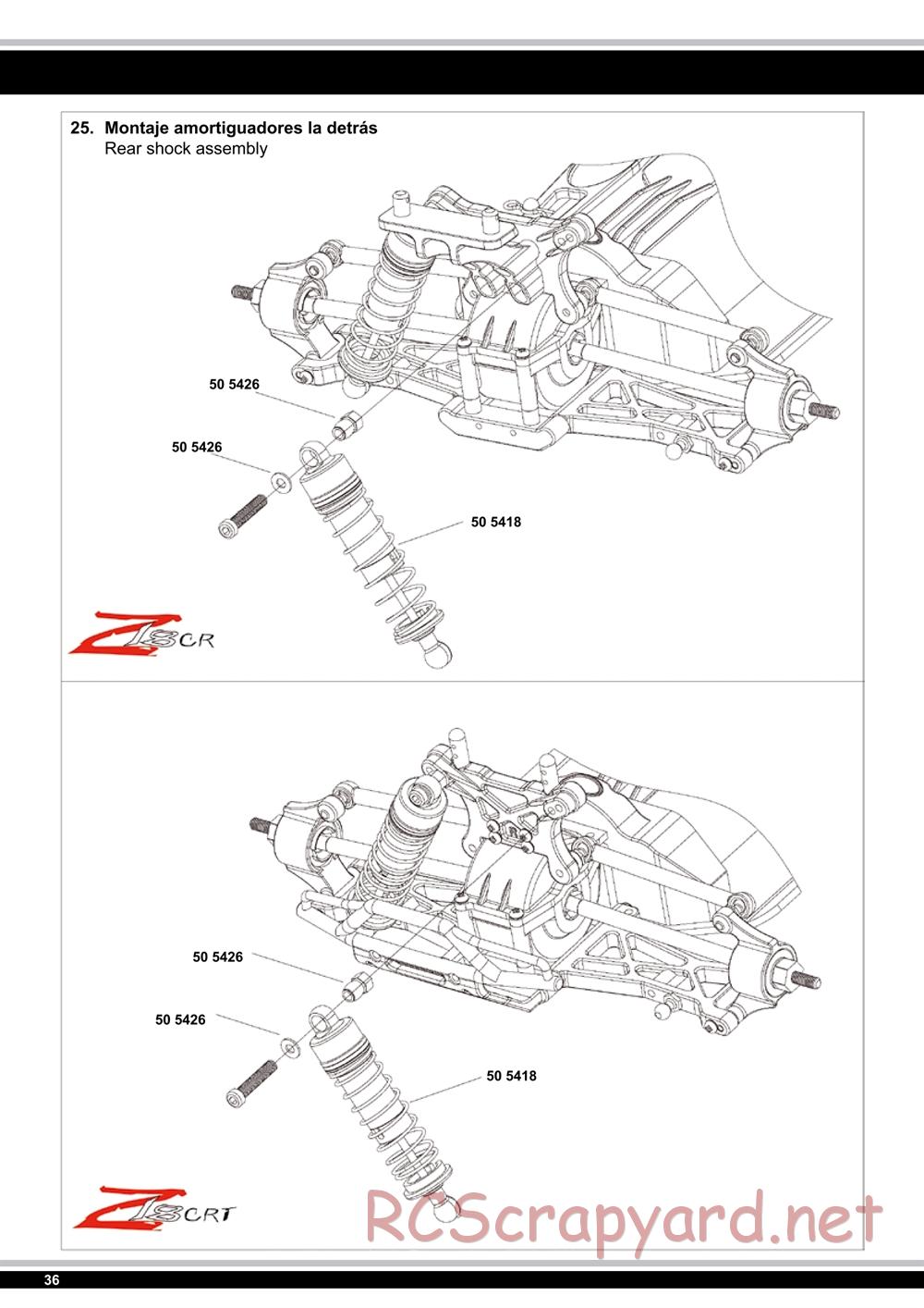 Jamara - Z18 CR Buggy - Manual - Page 36