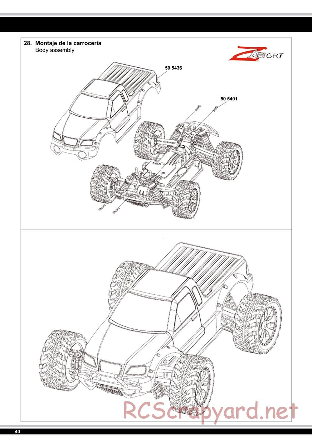 Jamara - Z18 CR Buggy - Manual - Page 40