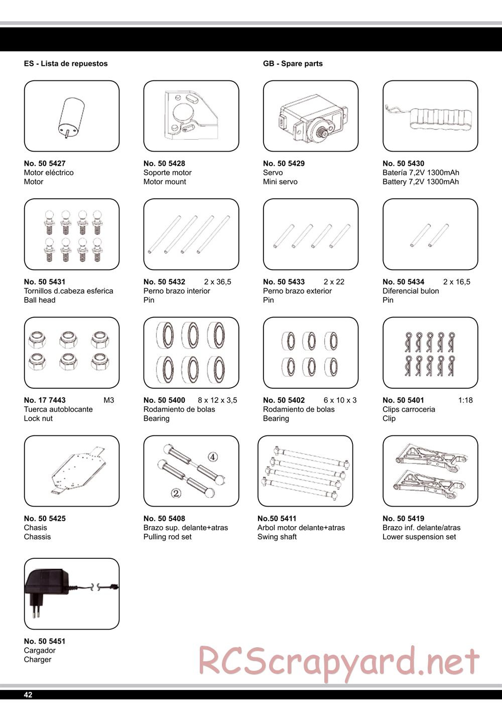 Jamara - Z18 CR Buggy - Manual - Page 42