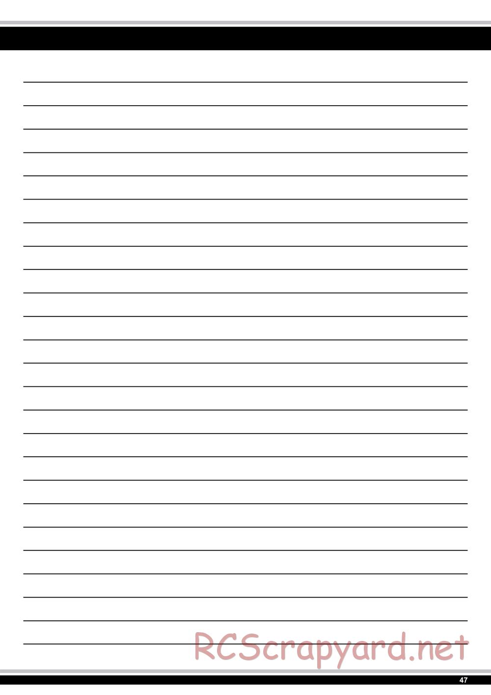 Jamara - Z18 CR Buggy - Manual - Page 47