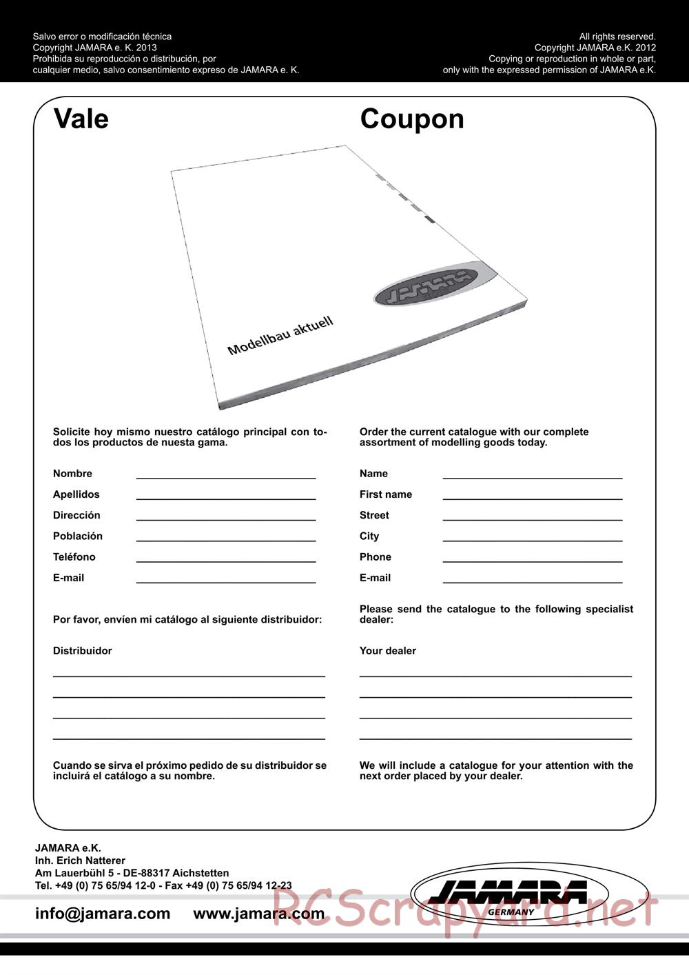 Jamara - Z18 CR Buggy - Manual - Page 48