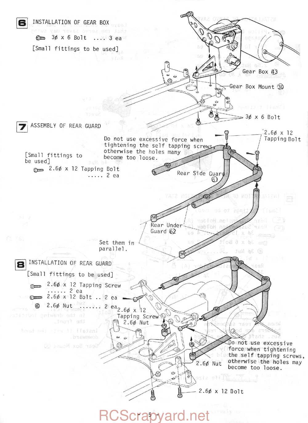 Kyosho - 2136 - Scorpion - Manual - Page 06