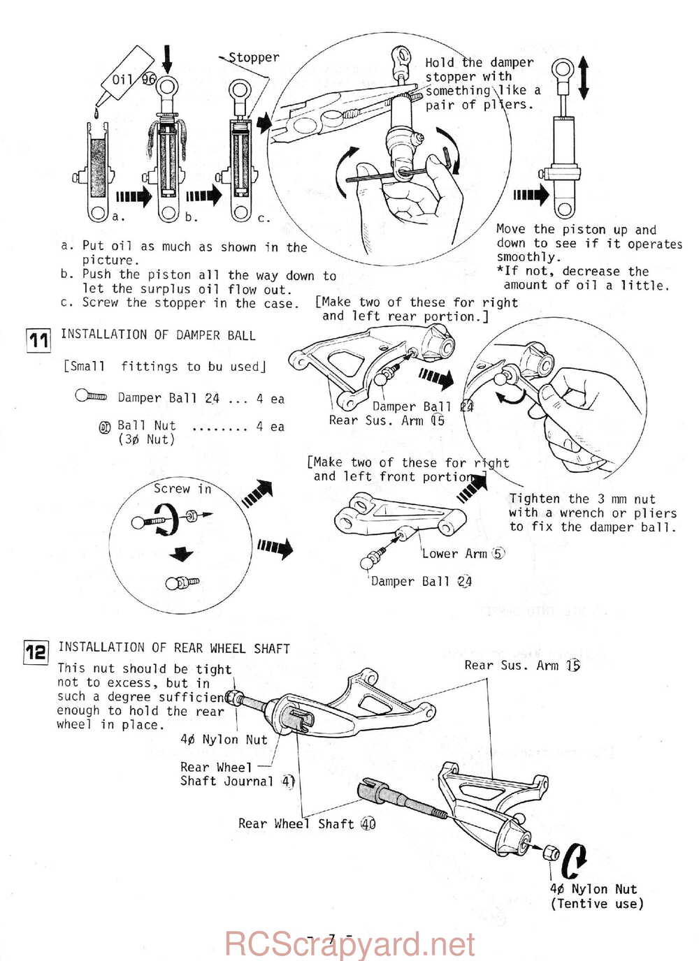 Kyosho - 2136 - Scorpion - Manual - Page 08