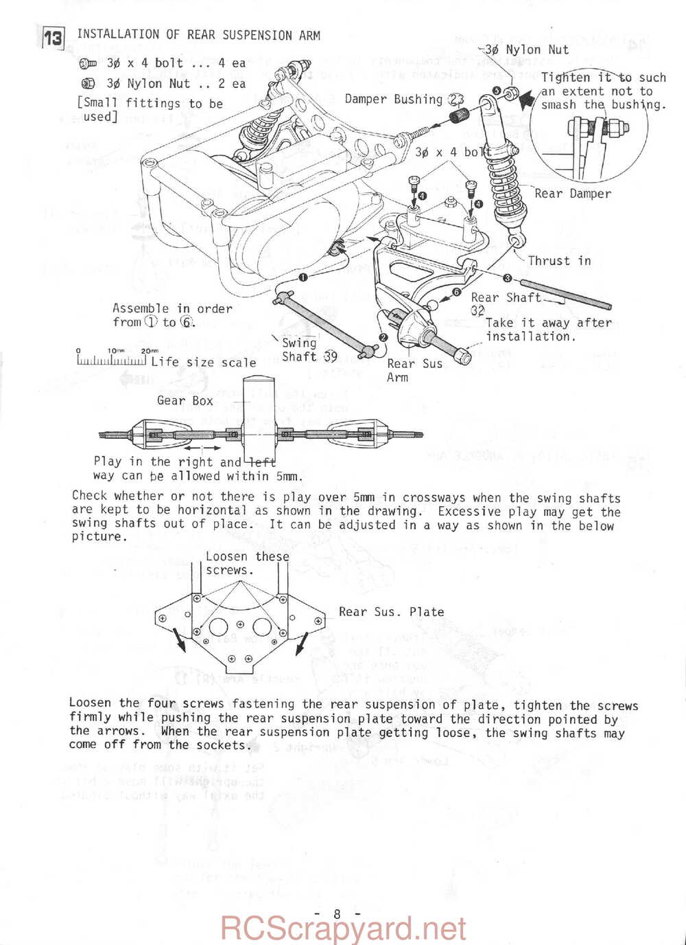 Kyosho - 2136 - Scorpion - Manual - Page 09