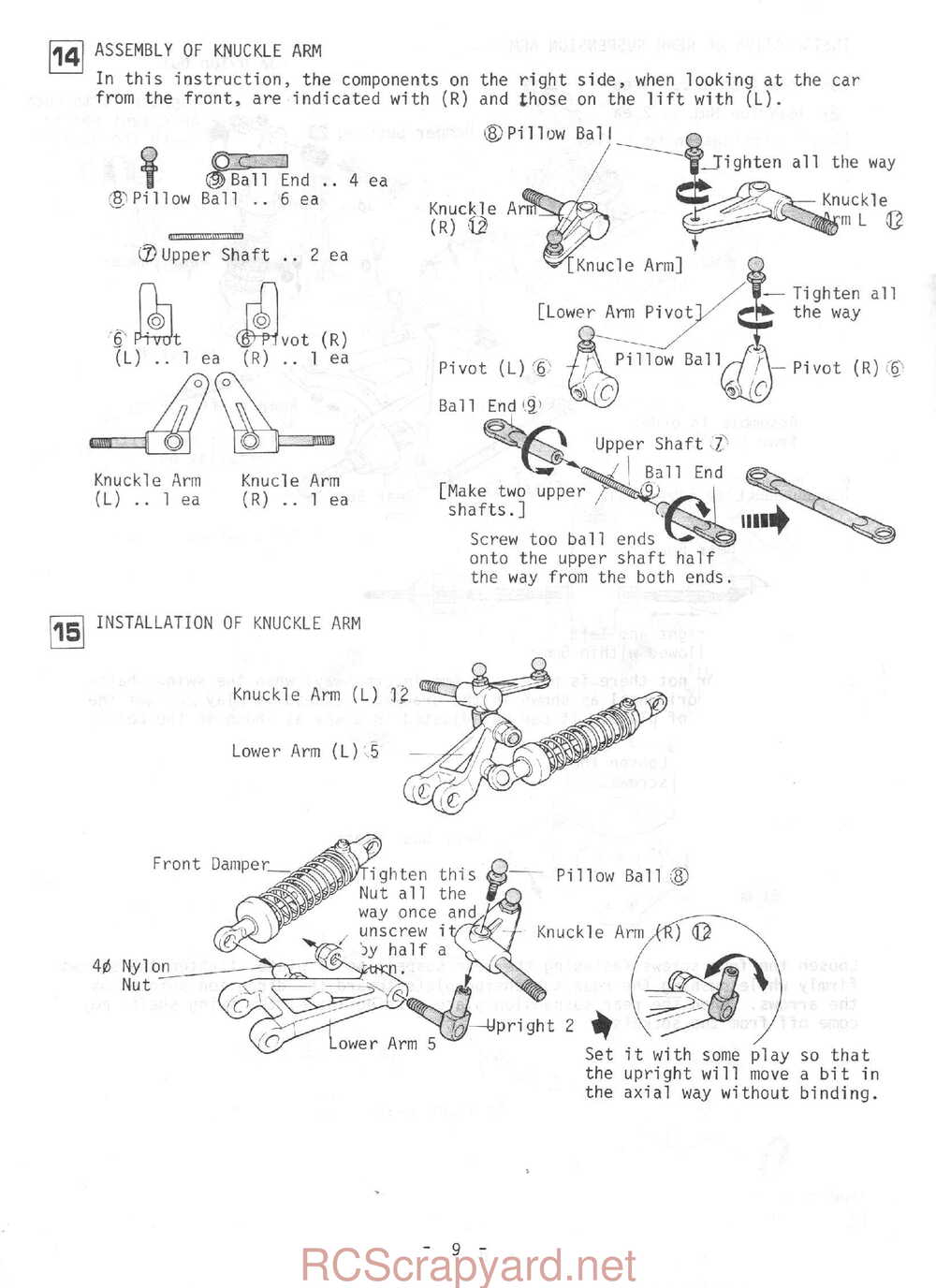 Kyosho - 2136 - Scorpion - Manual - Page 10