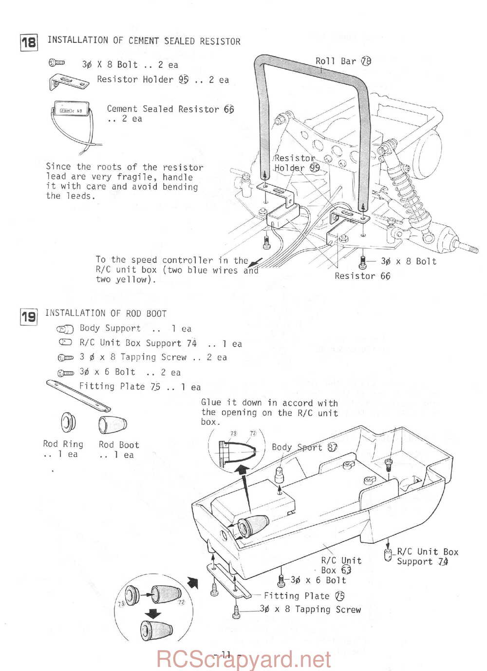 Kyosho - 2136 - Scorpion - Manual - Page 12