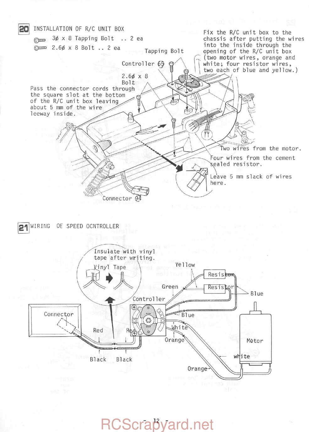 Kyosho - 2136 - Scorpion - Manual - Page 13