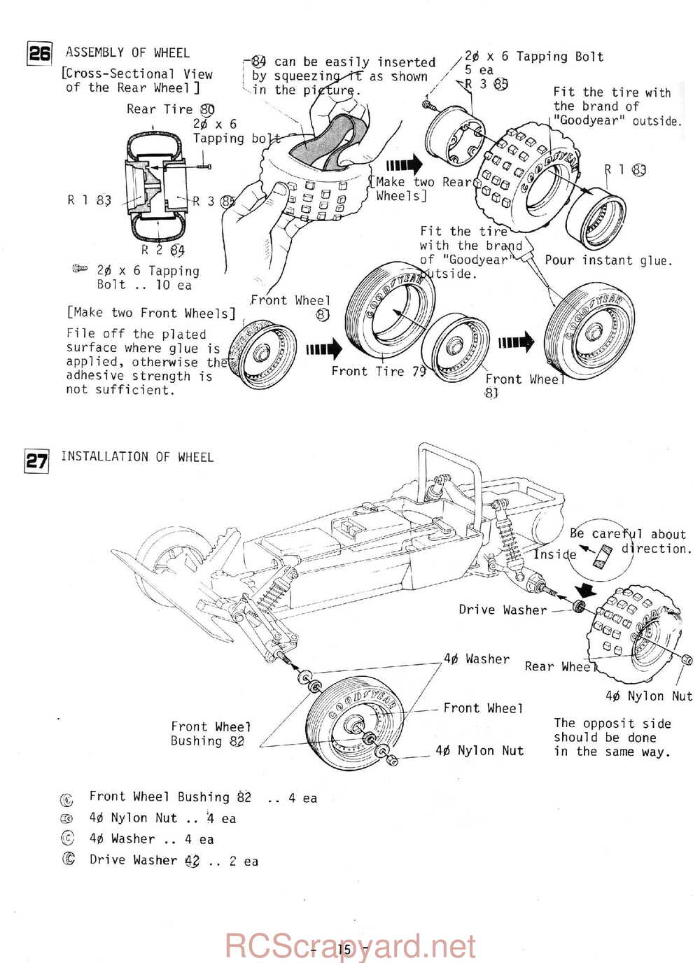 Kyosho - 2136 - Scorpion - Manual - Page 16