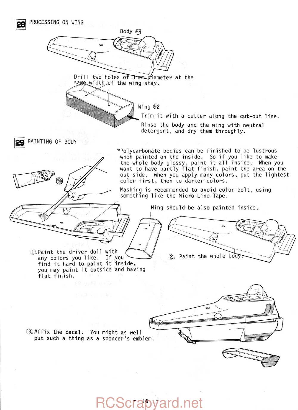 Kyosho - 2136 - Scorpion - Manual - Page 17