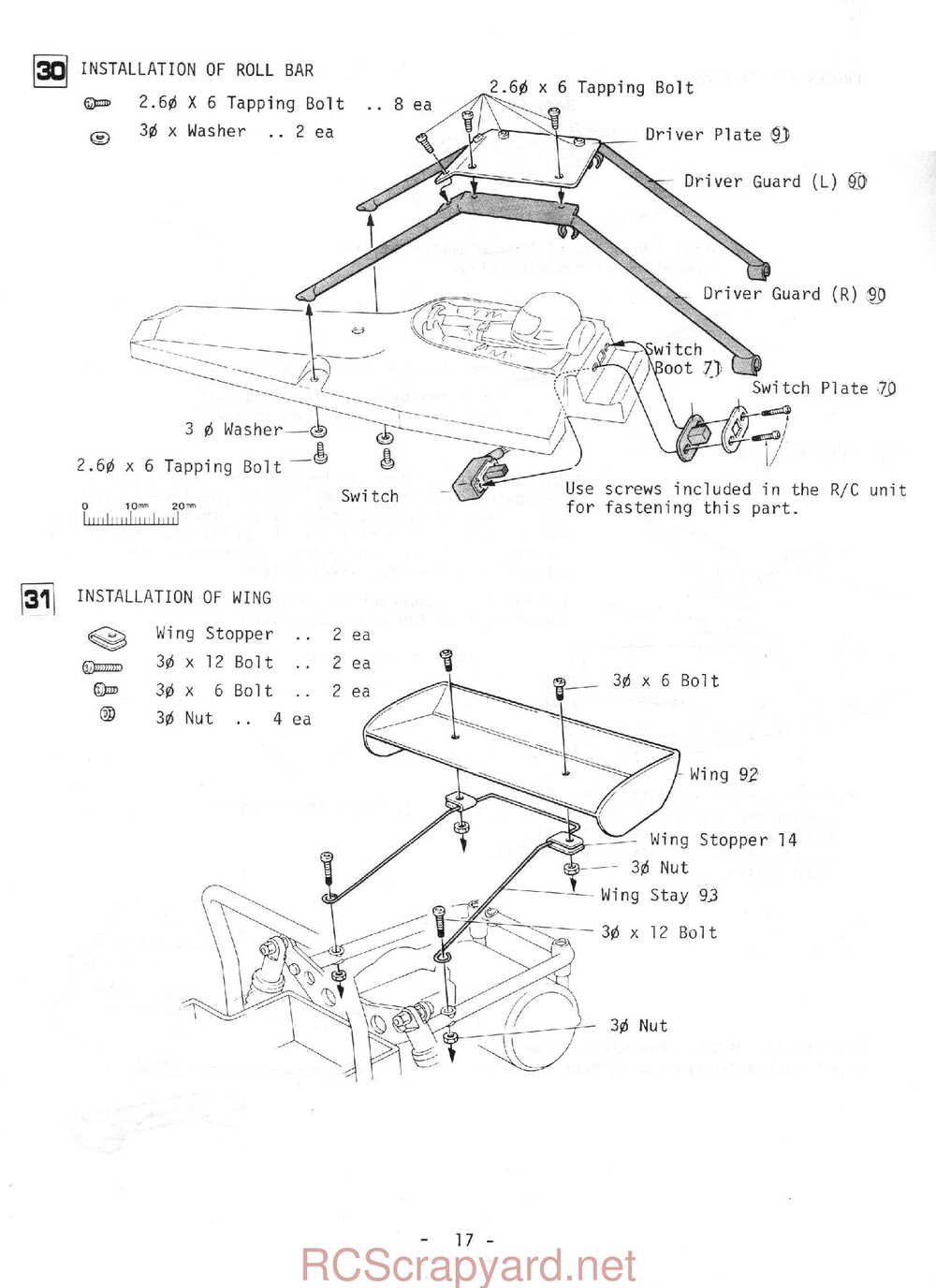 Kyosho - 2136 - Scorpion - Manual - Page 18