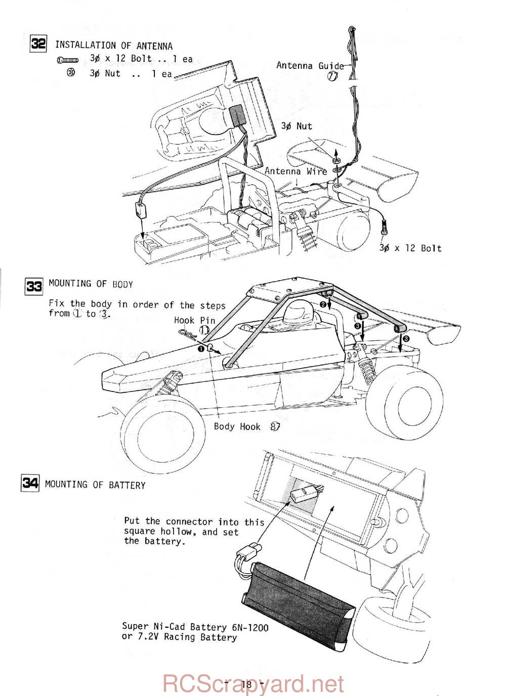 Kyosho - 2136 - Scorpion - Manual - Page 19