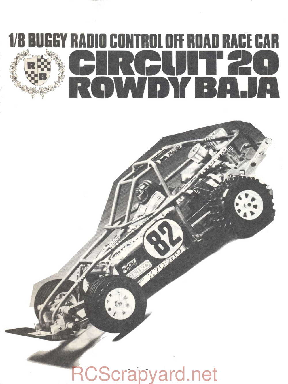 Kyosho - 2289 Circuit-20 Rowdy-Baja - Manual - Page 01