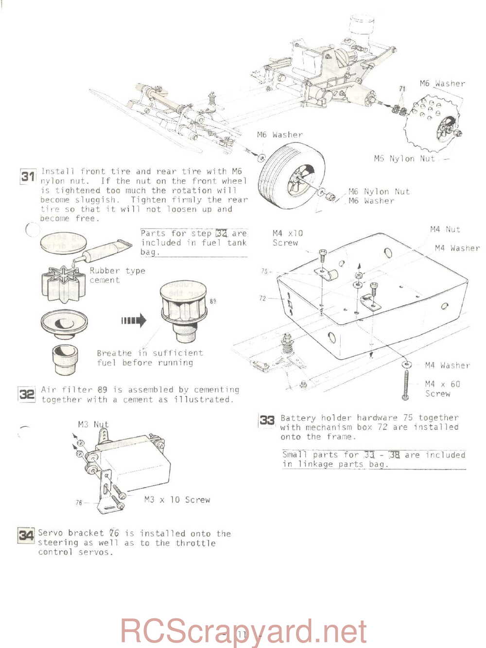 Kyosho - 2289 Circuit-20 Rowdy-Baja - Manual - Page 11