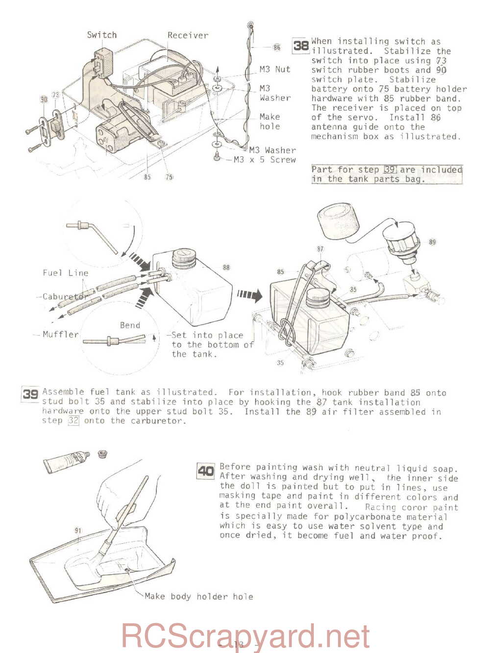 Kyosho - 2289 Circuit-20 Rowdy-Baja - Manual - Page 13
