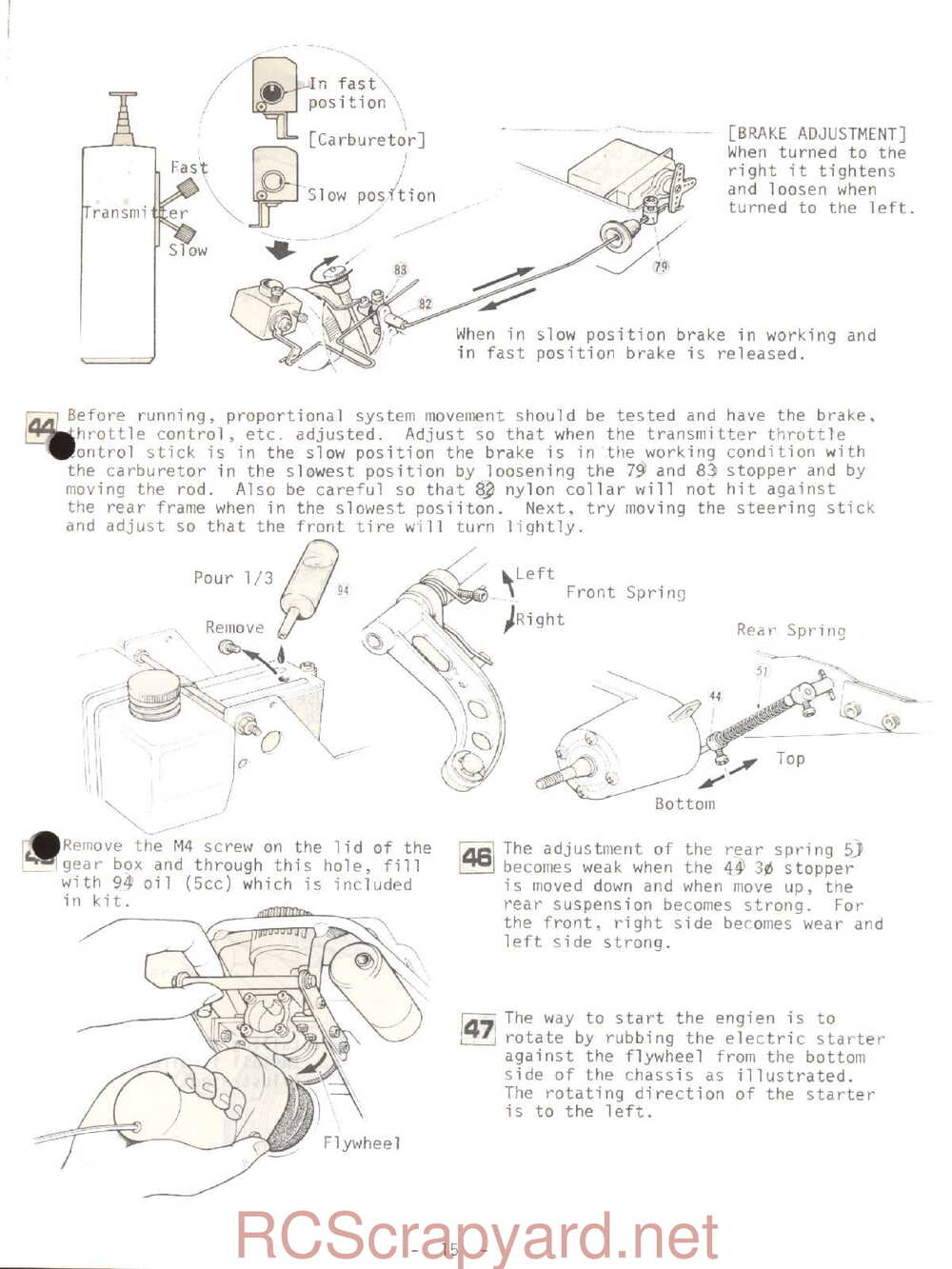 Kyosho - 2289 Circuit-20 Rowdy-Baja - Manual - Page 15