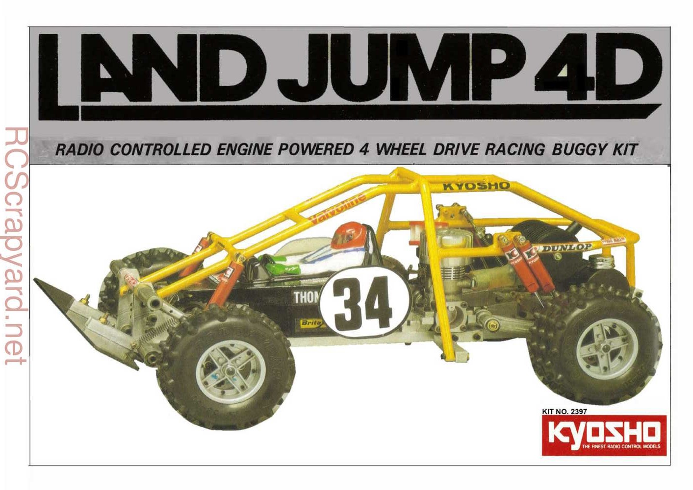 Kyosho - 2397 - Land-Jump-4D - with-Supliment - Manual - Page 01