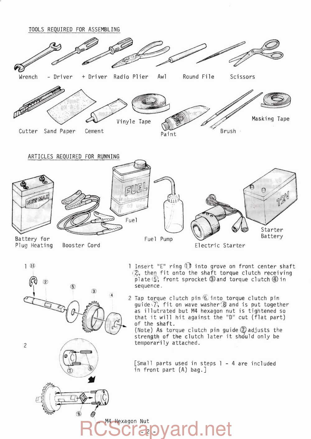 Kyosho - 2397 - Land-Jump-4D - with-Supliment - Manual - Page 03