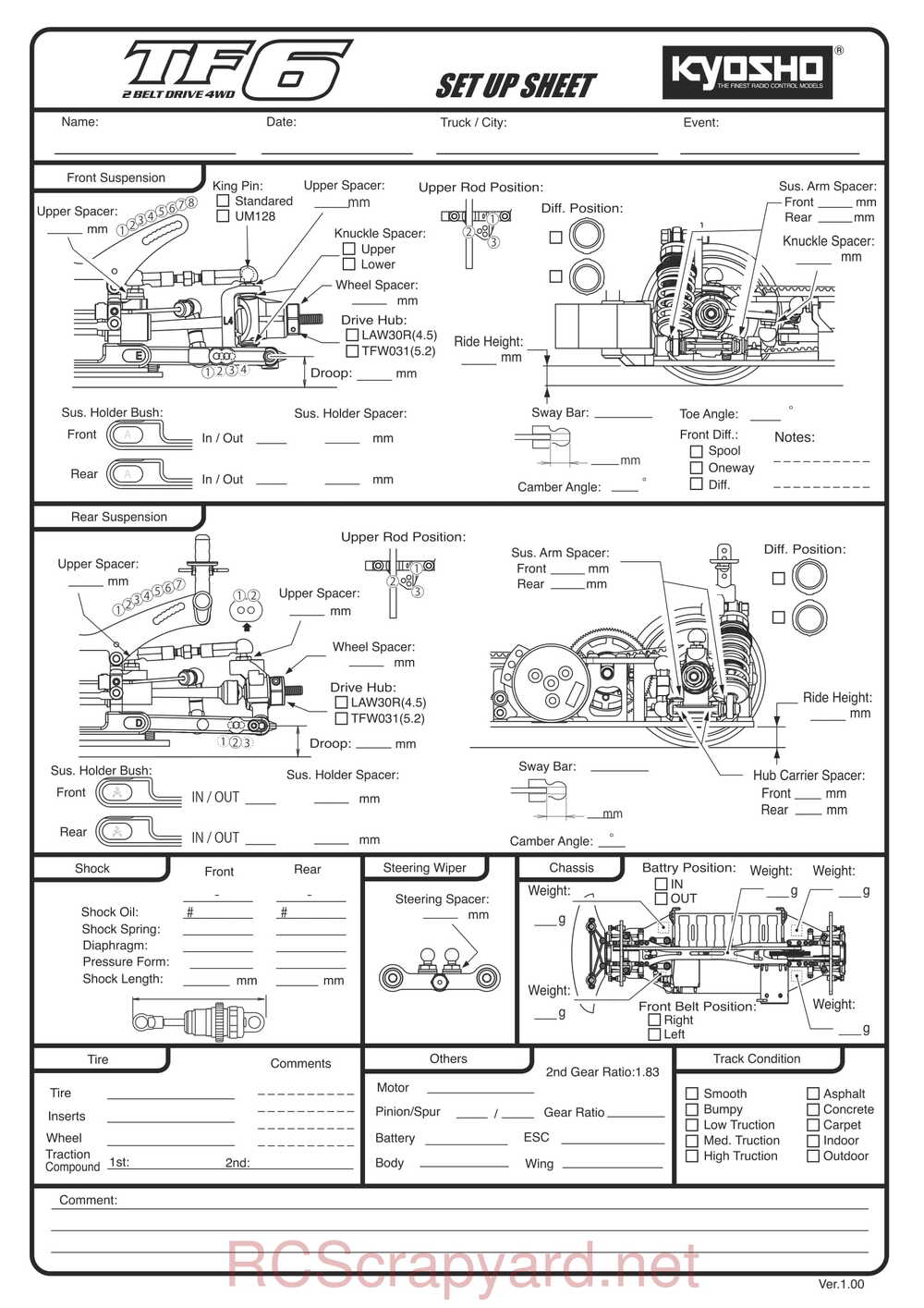 Kyosho - 30024 - TF6 - Manual - Page 21