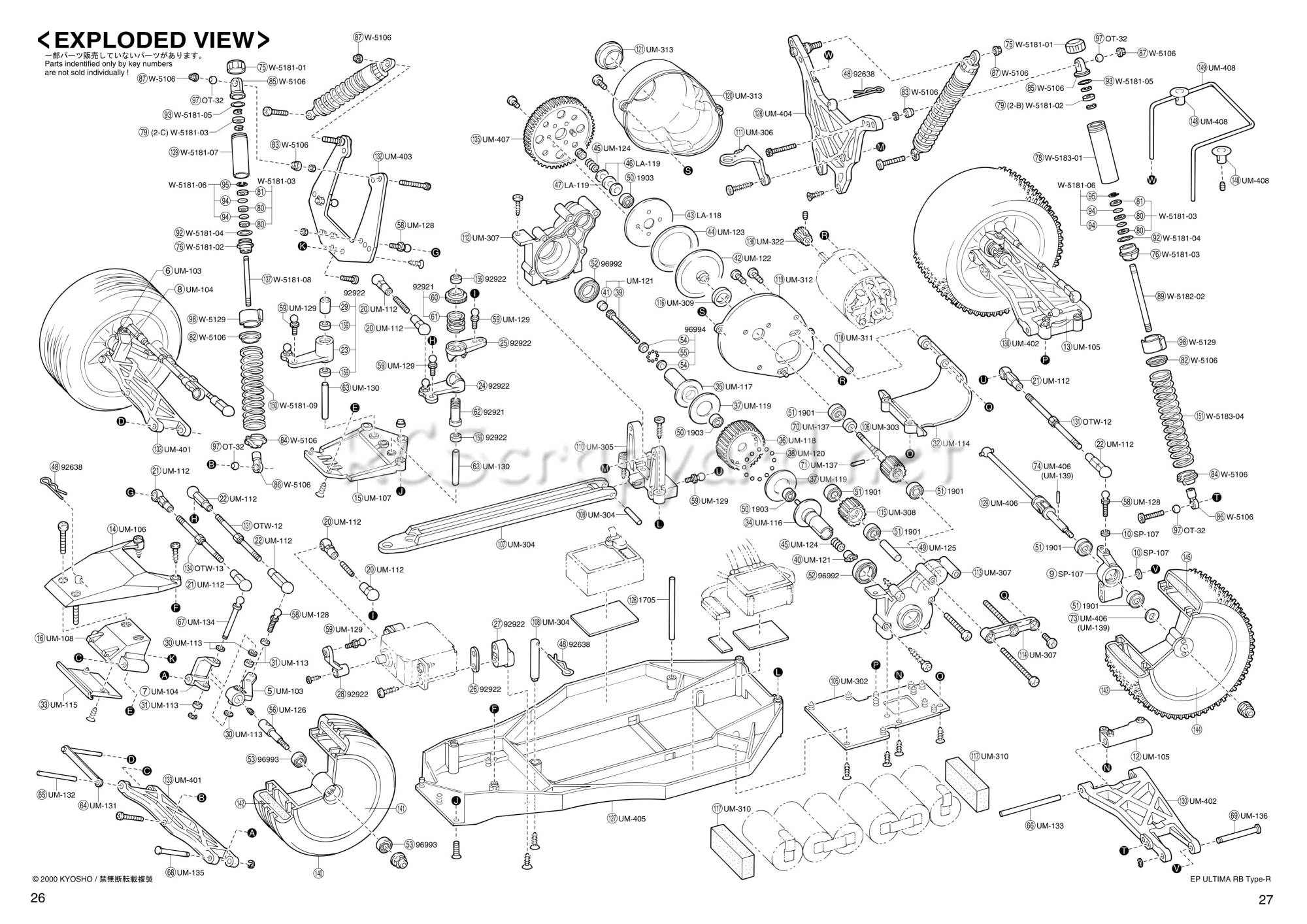 Kyosho - EP Ultima-RB Type-R - 30071