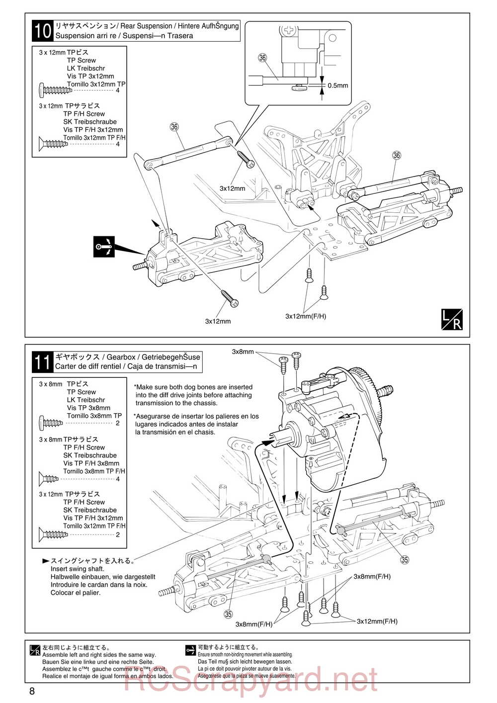 Kyosho - 30072 - EP-Ultima-RB-Racing-Sports - Manual - Page 08
