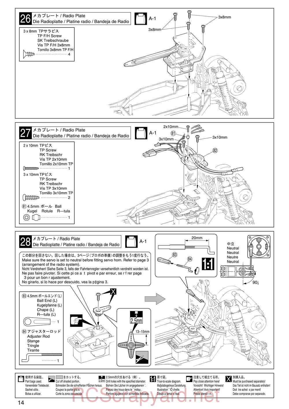 Kyosho - 30072 - EP-Ultima-RB-Racing-Sports - Manual - Page 14