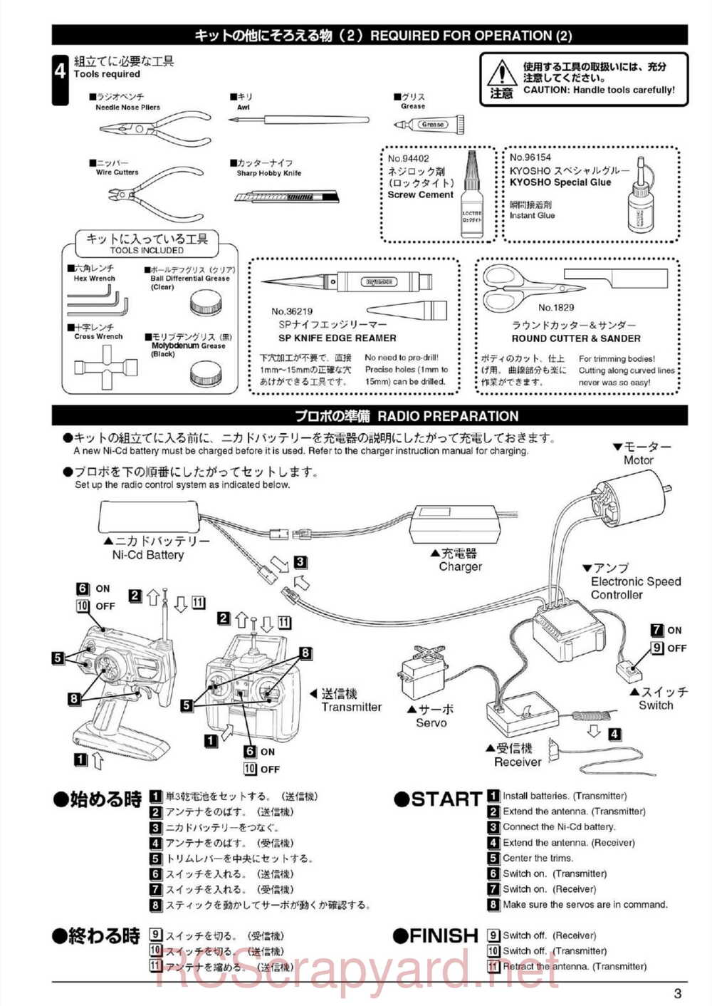 Kyosho - 30074 - Ultima-RB5 - Manual - Page 03