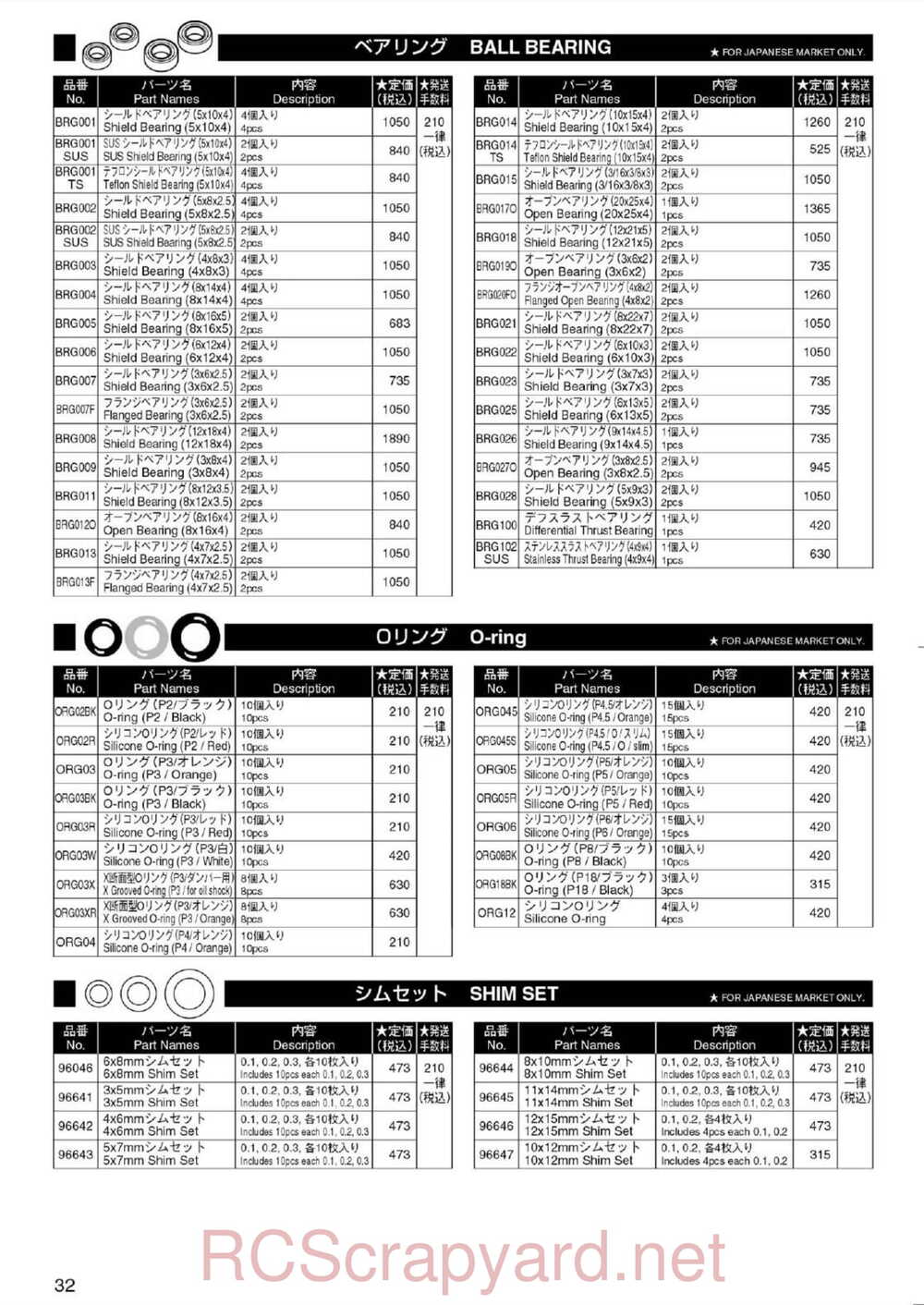 Kyosho - 30074 - Ultima-RB5 - Manual - Page 31