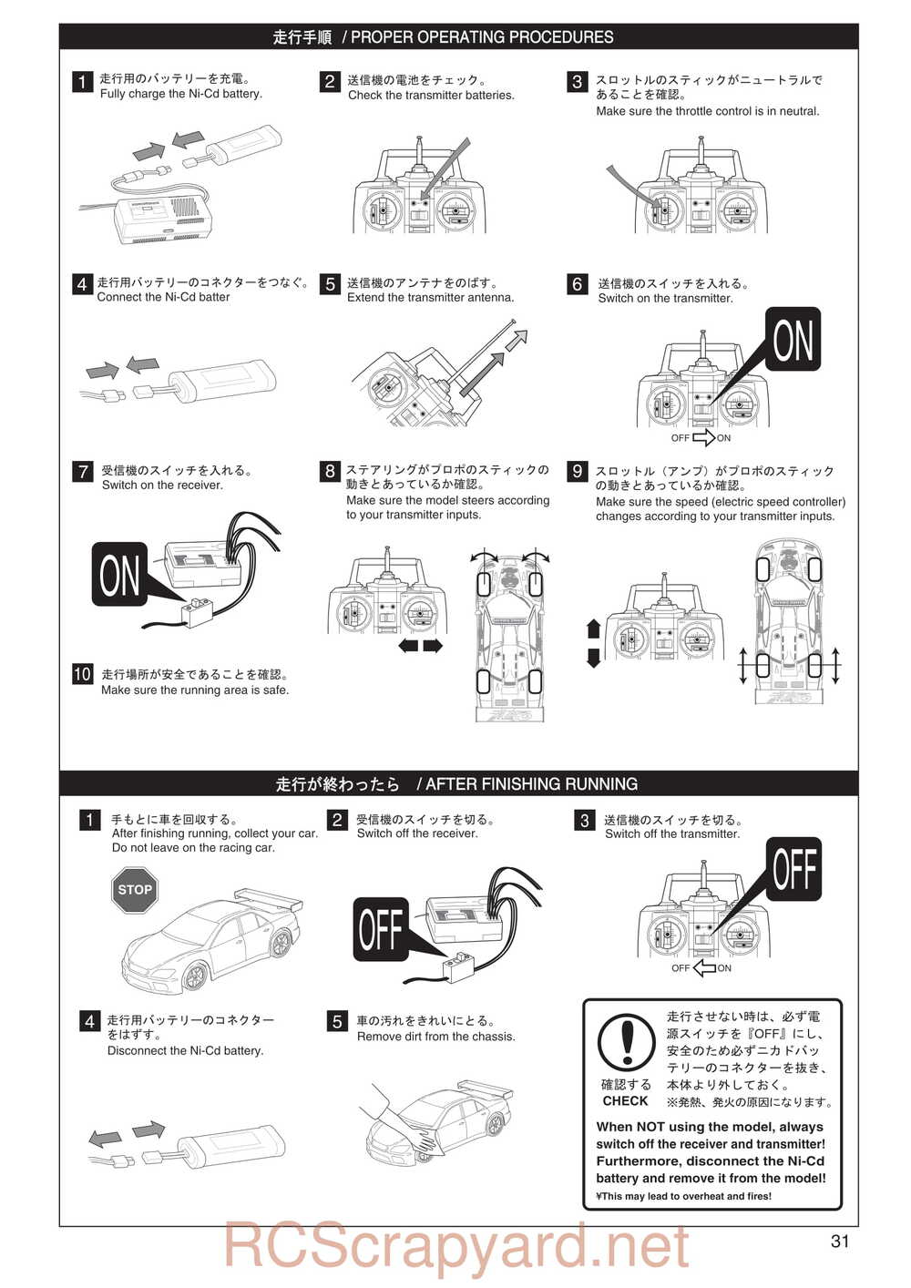 Kyosho - 30101 - KX-One - Manual - Page 31