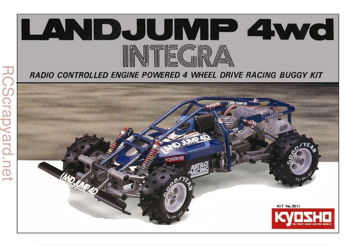 Kyosho - 3011 - Land-Jump 4WD Integra - Manual - Page 01