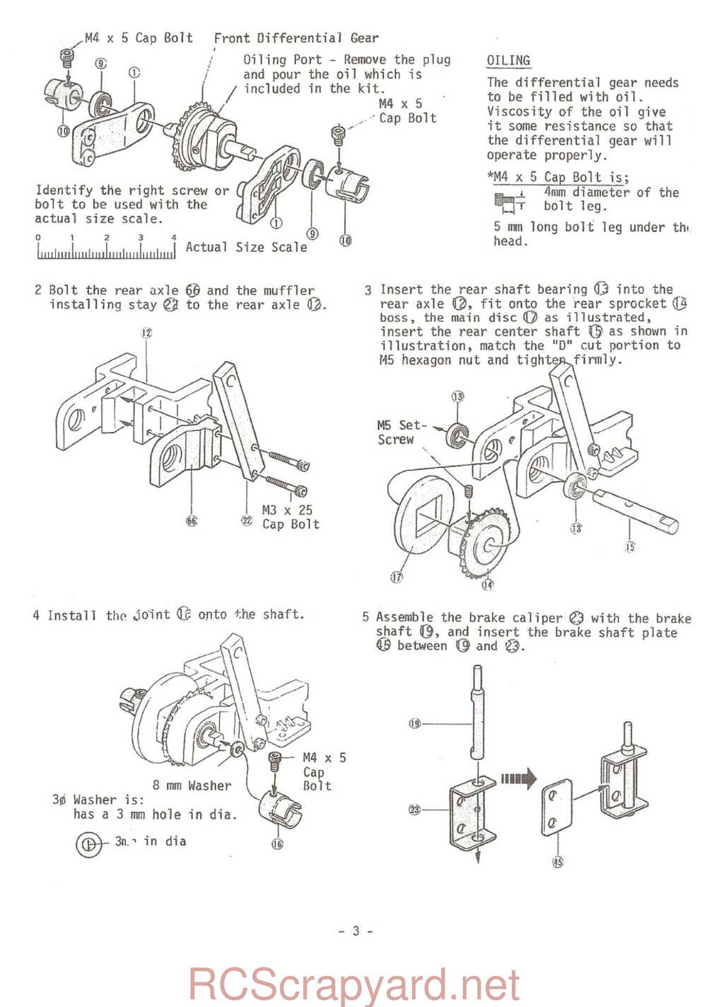 Kyosho - 3011 - Land-Jump 4WD Integra - Manual - Page 03