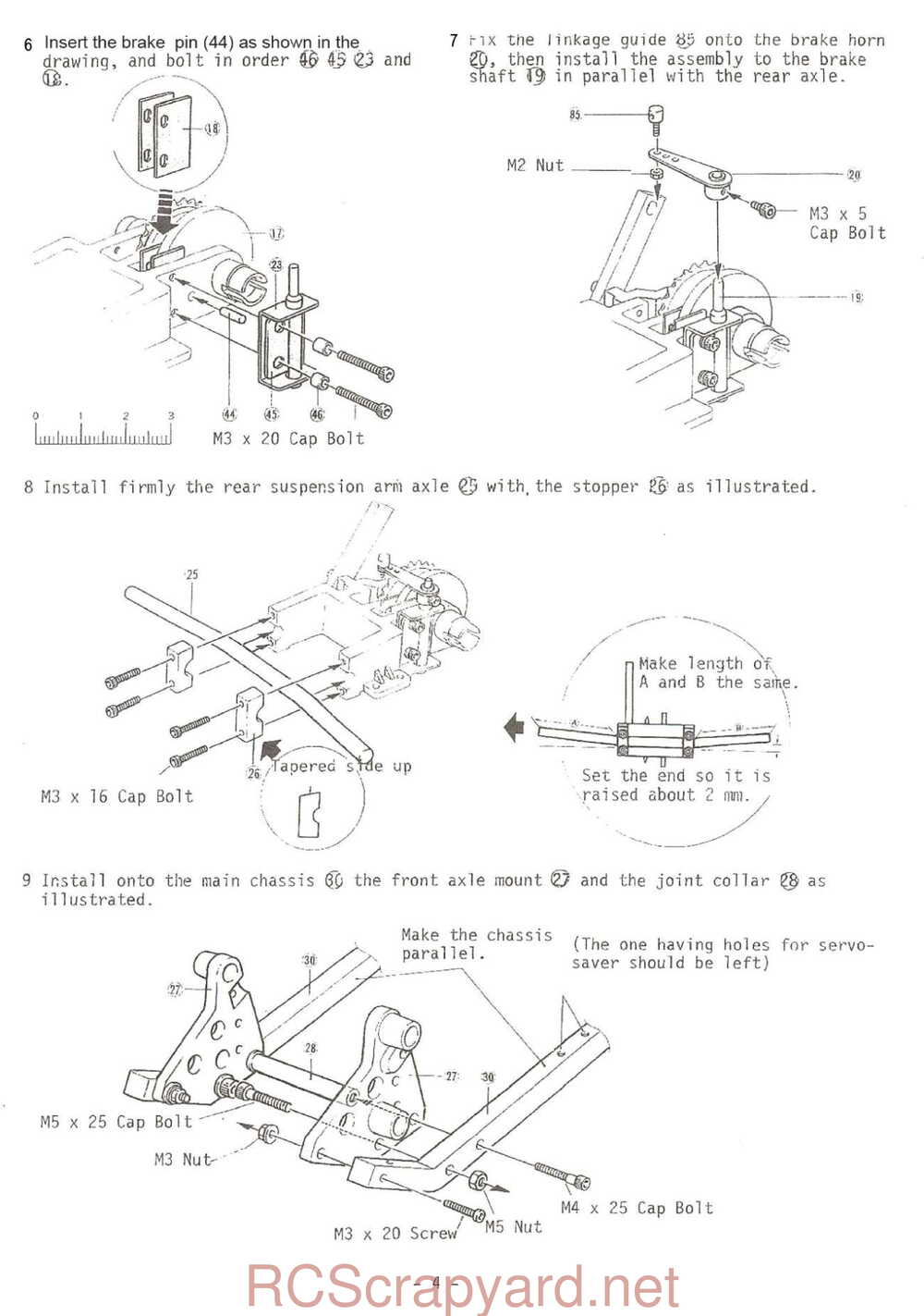 Kyosho - 3011 - Land-Jump 4WD Integra - Manual - Page 04