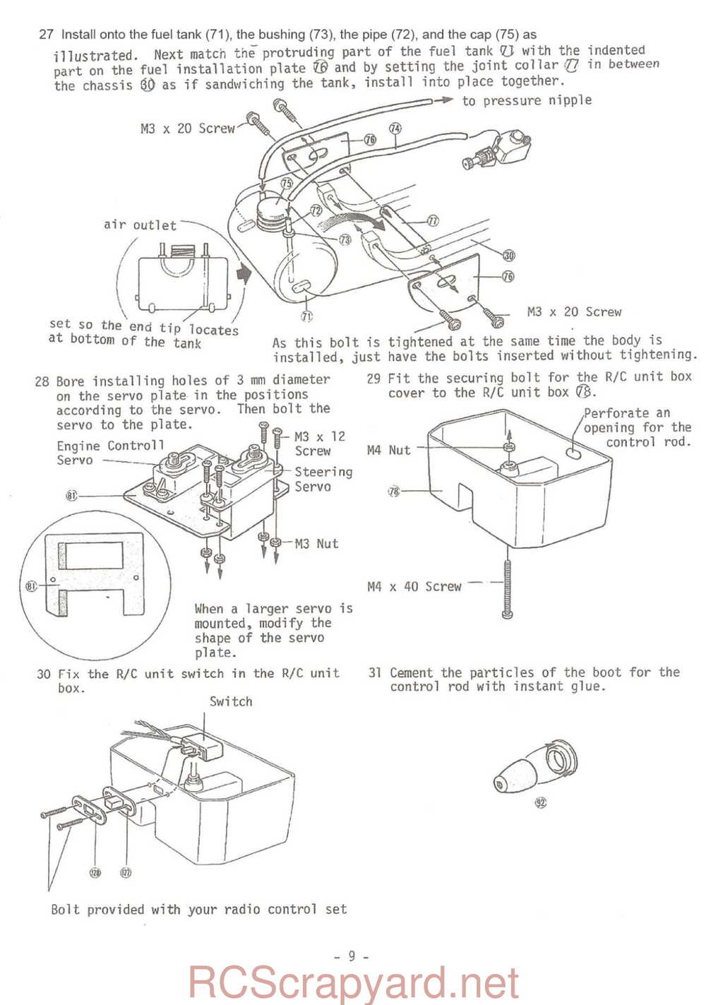 Kyosho - 3011 - Land-Jump 4WD Integra - Manual - Page 09