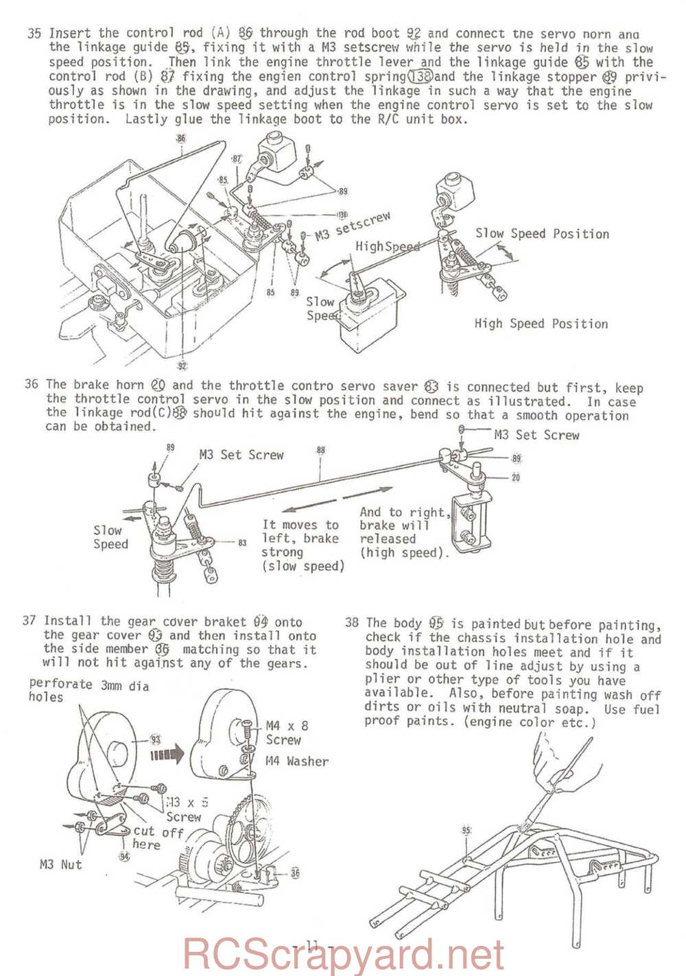 Kyosho - 3011 - Land-Jump 4WD Integra - Manual - Page 11