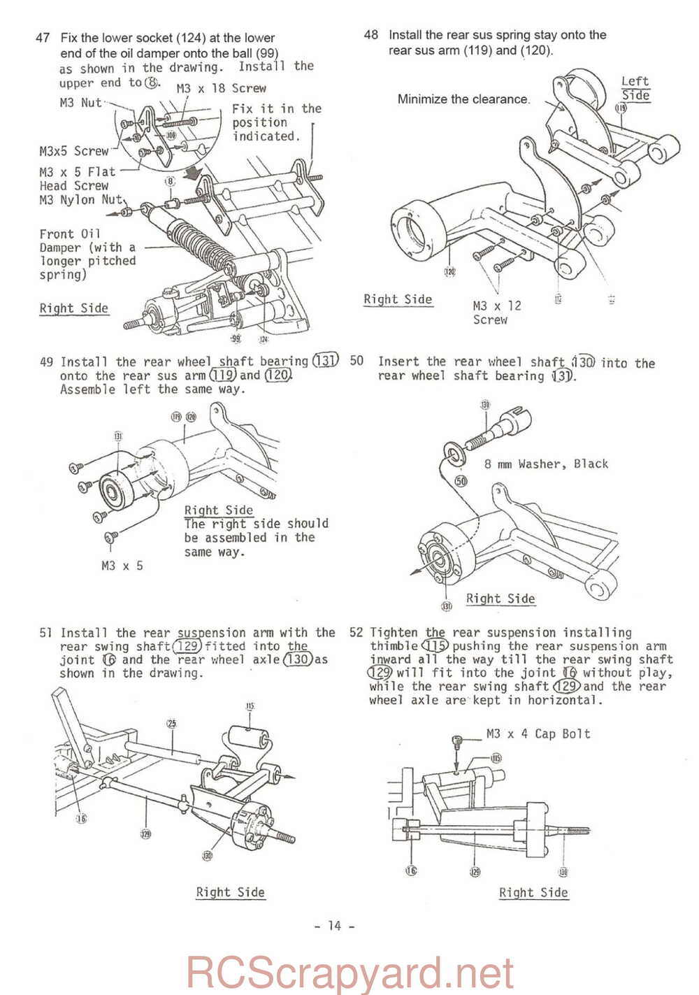 Kyosho - 3011 - Land-Jump 4WD Integra - Manual - Page 14