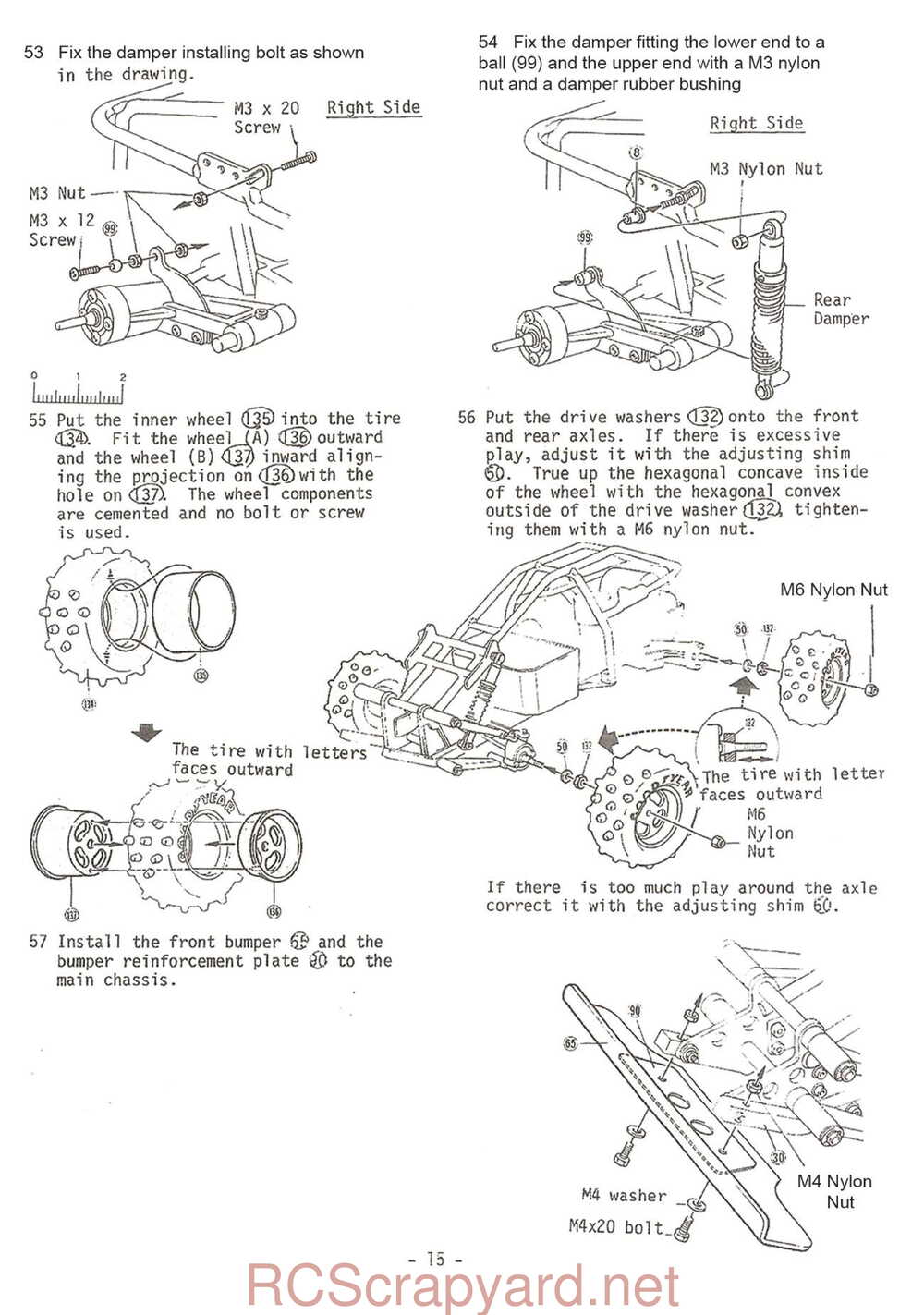 Kyosho - 3011 - Land-Jump 4WD Integra - Manual - Page 15