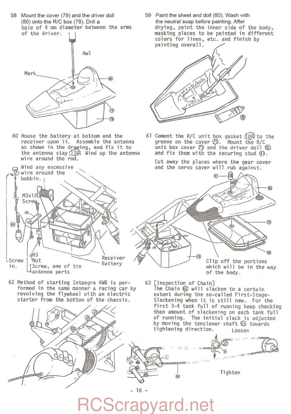 Kyosho - 3011 - Land-Jump 4WD Integra - Manual - Page 16